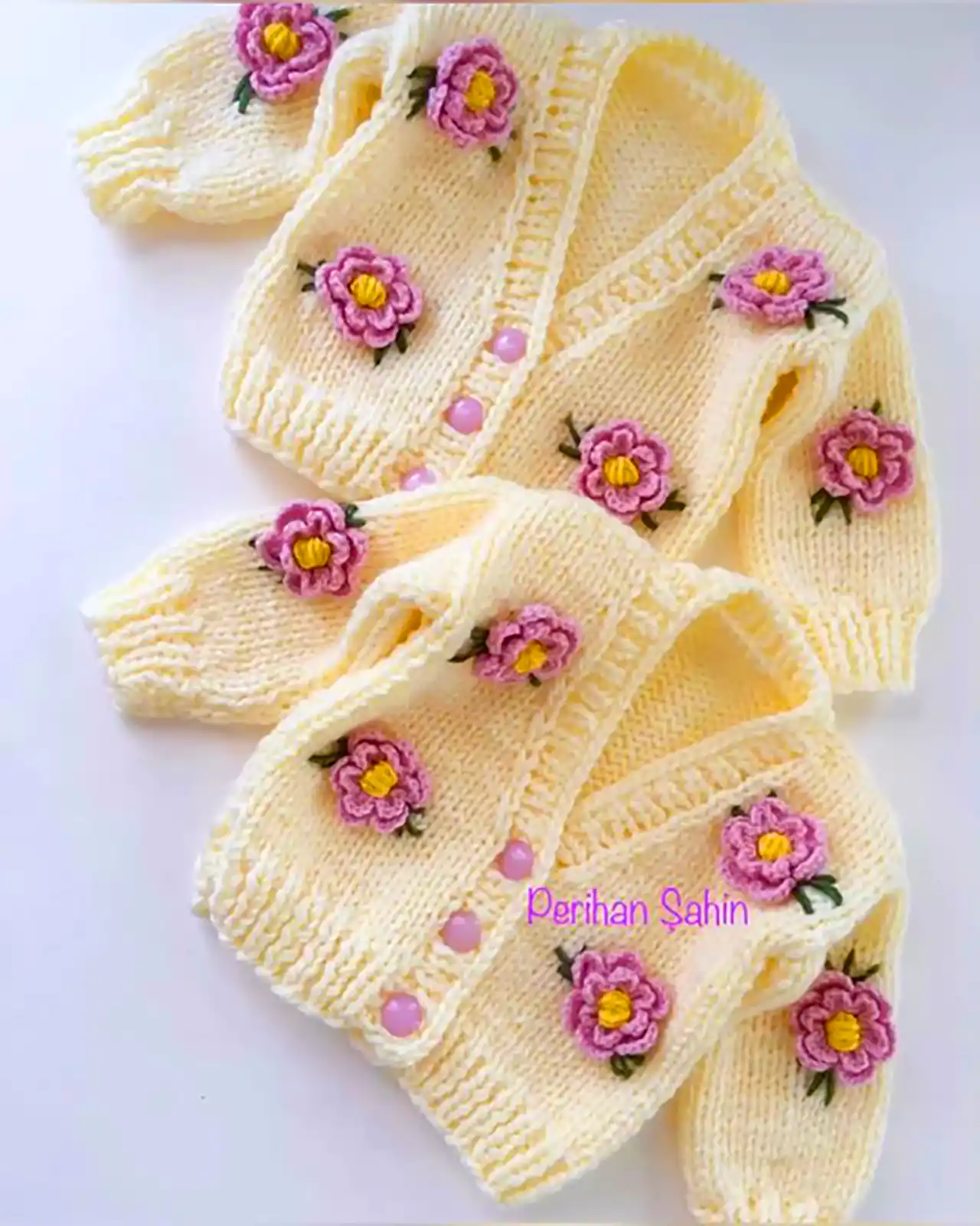 کاردیگان گل برجسته شیک بچگانه