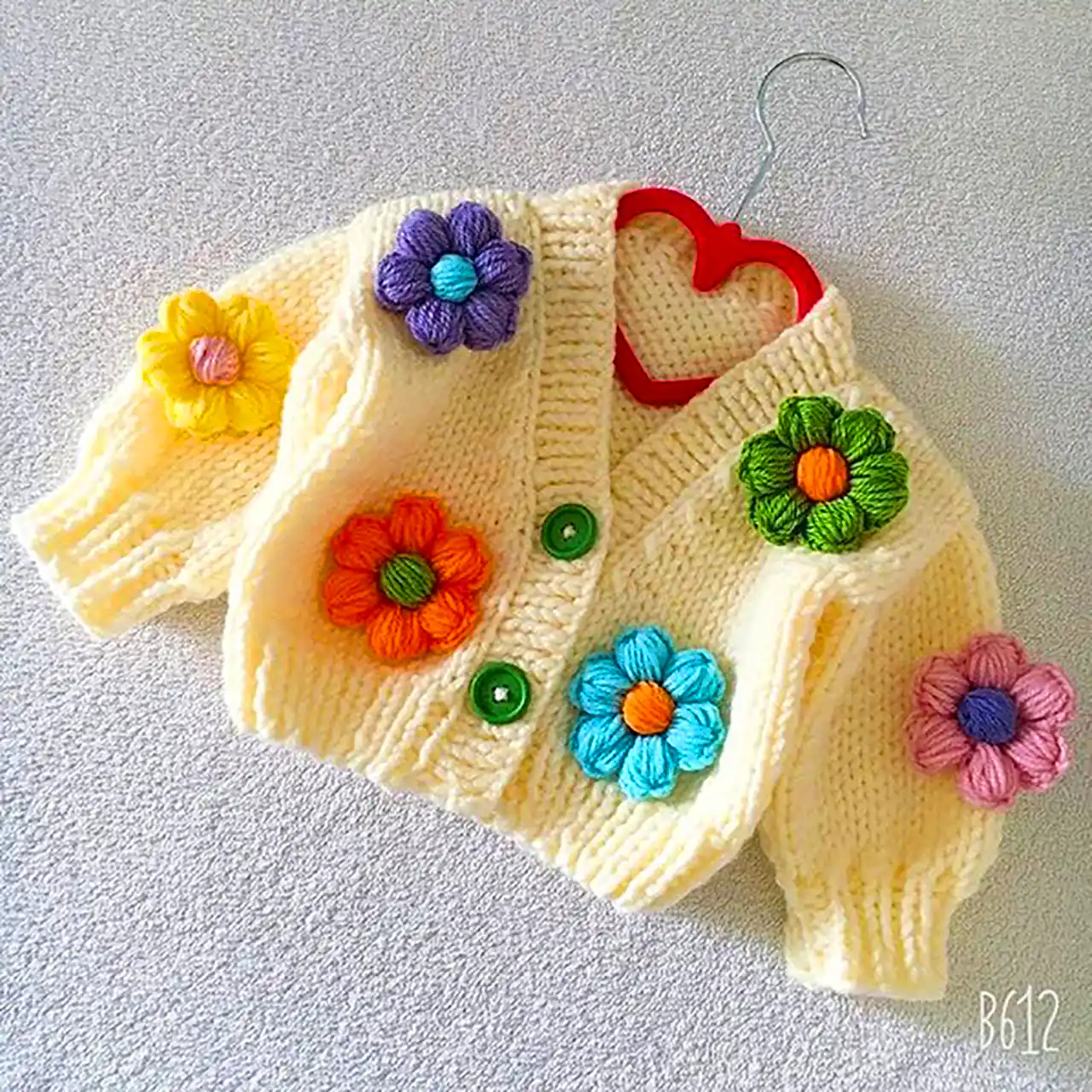 کاردیگان گل برجسته شیک بچگانه