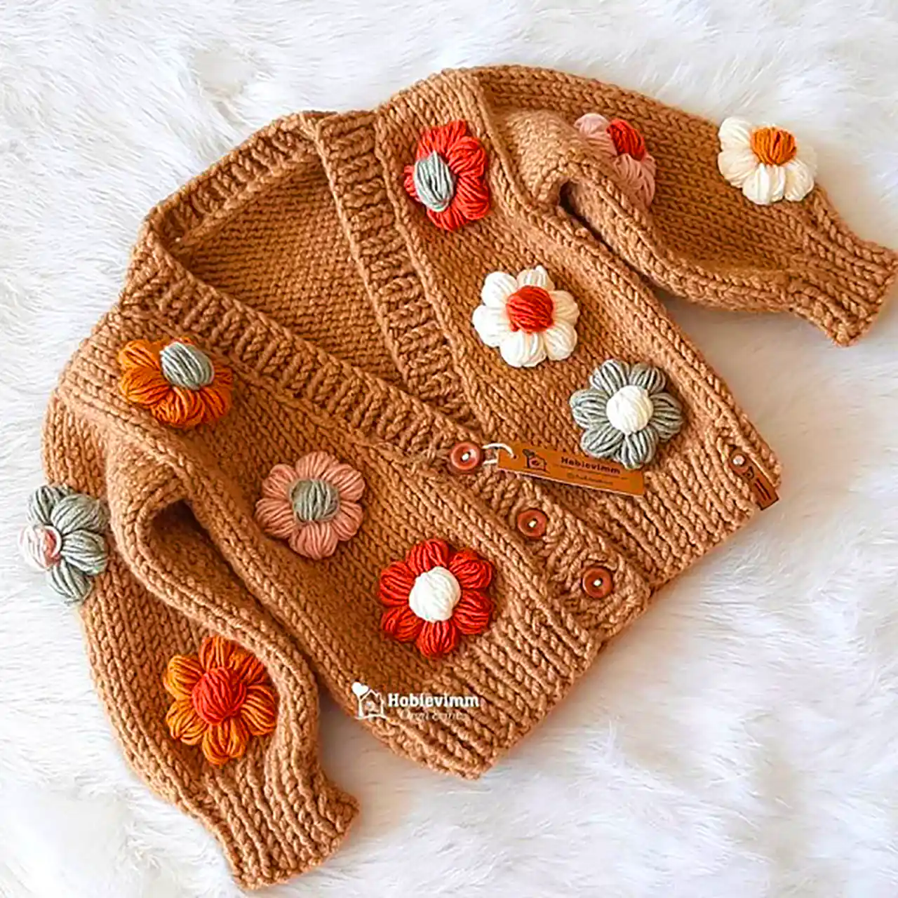 کاردیگان گل برجسته شیک بچگانه