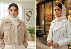 کت نیم تنه شیک و گرم