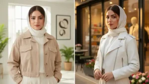 کت نیم تنه شیک و گرم