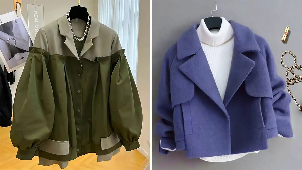 کت پاییزی کوتاه شیک