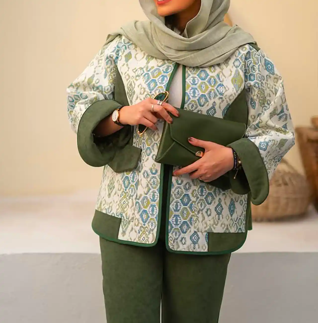 کت زنانه ابریشمی مجلسی لوکس