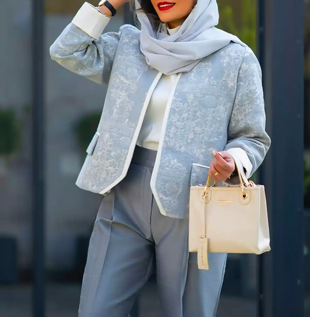 کت زنانه ابریشمی مجلسی لوکس