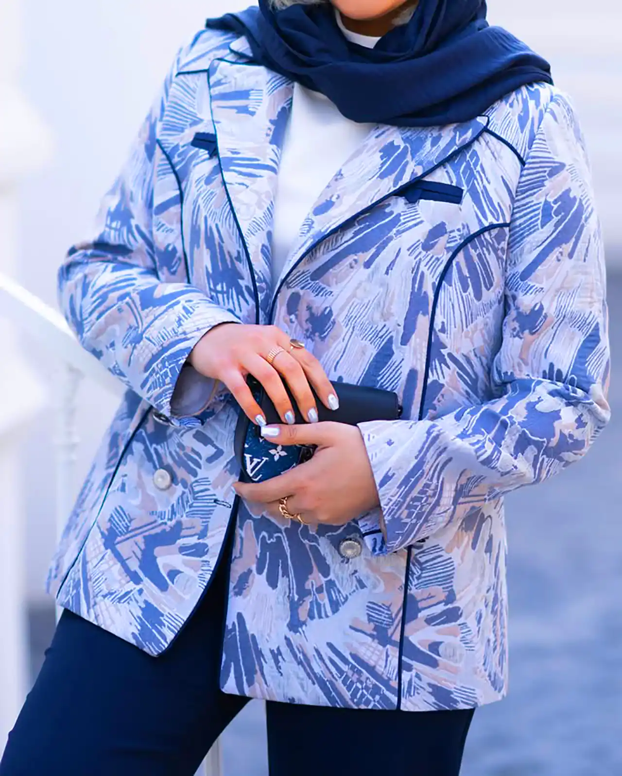 کت زنانه ابریشمی مجلسی لوکس