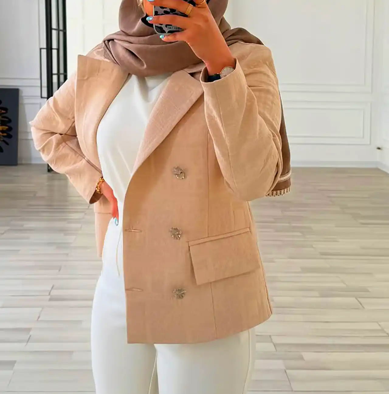 کت زنانه ابریشمی مجلسی لوکس