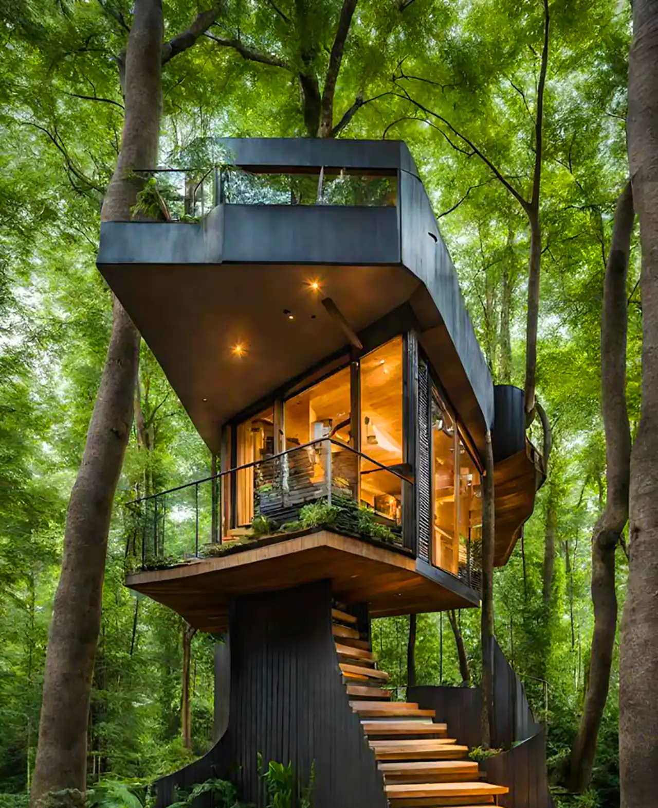 خونه درختی مدرن خاص