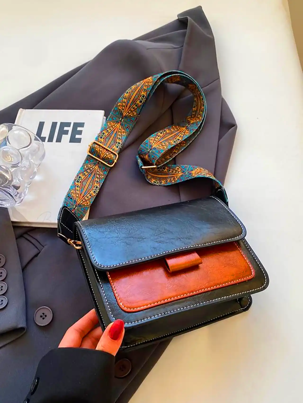 کیف بندی چرم اصل 