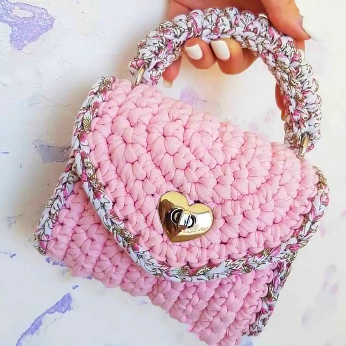 کیف دستی مکرومه جذاب
