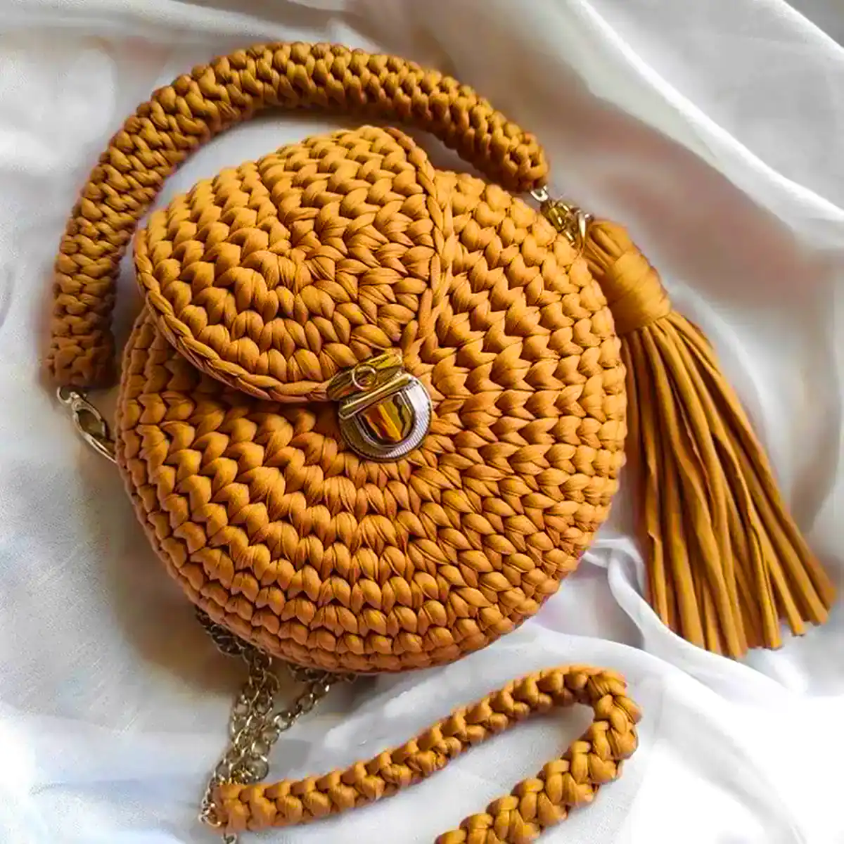 کیف دستی مکرومه جذاب