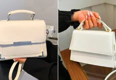 کیف دخترانه کرم استخوانی