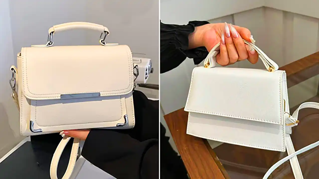 کیف دخترانه کرم استخوانی