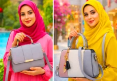 کیف دخترونه طوسی شیک