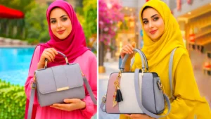 کیف دخترونه طوسی شیک