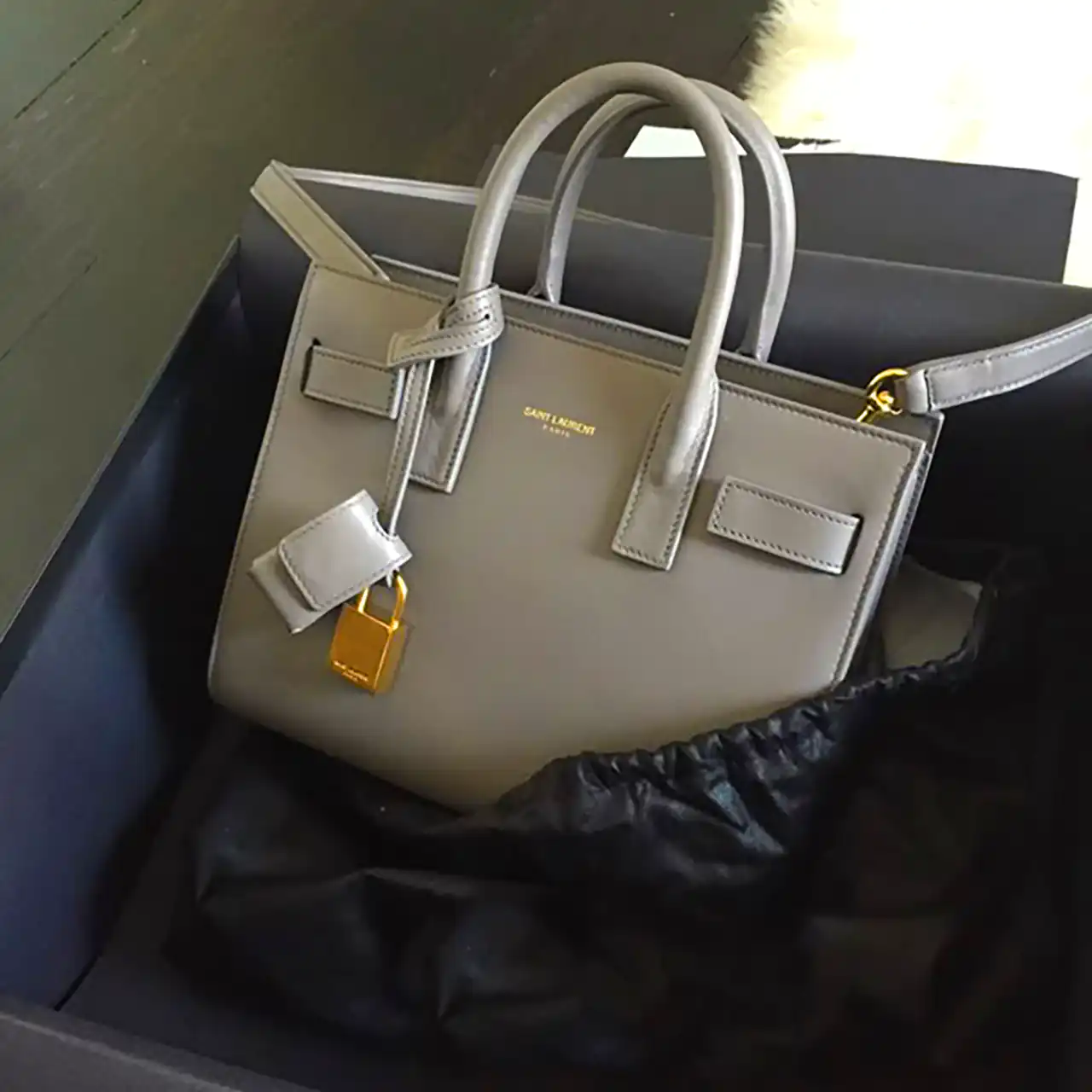 کیف دخترونه طوسی شیک 