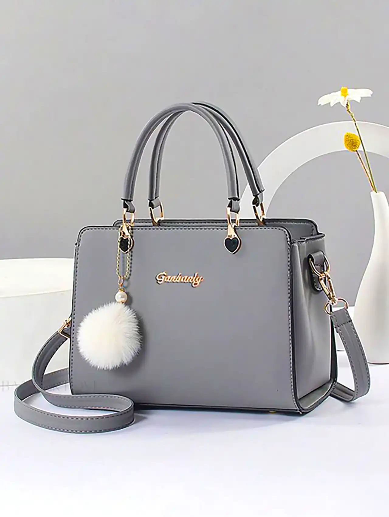 کیف دخترونه طوسی شیک 