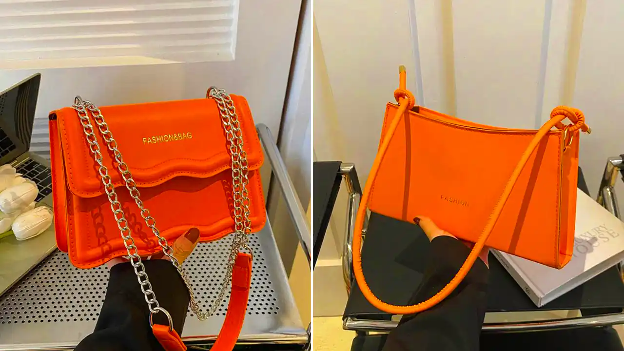 کیف دخترونه نارنجی