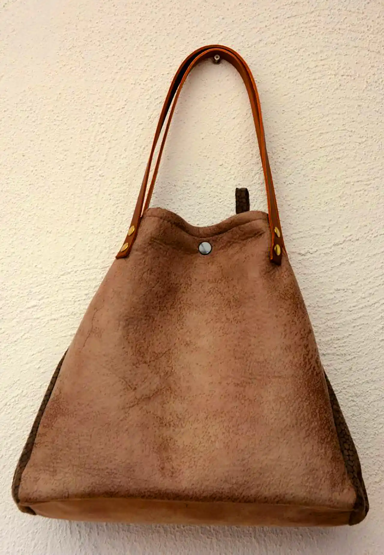 کیف دست دوز چرمی