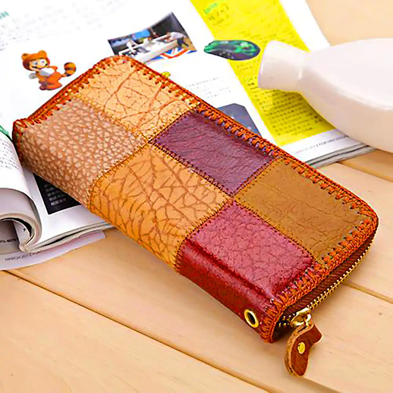 کیف دست دوز چرمی