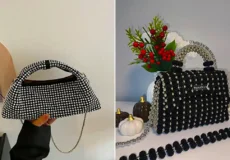 کیف مجلسی مهره دوزی شده
