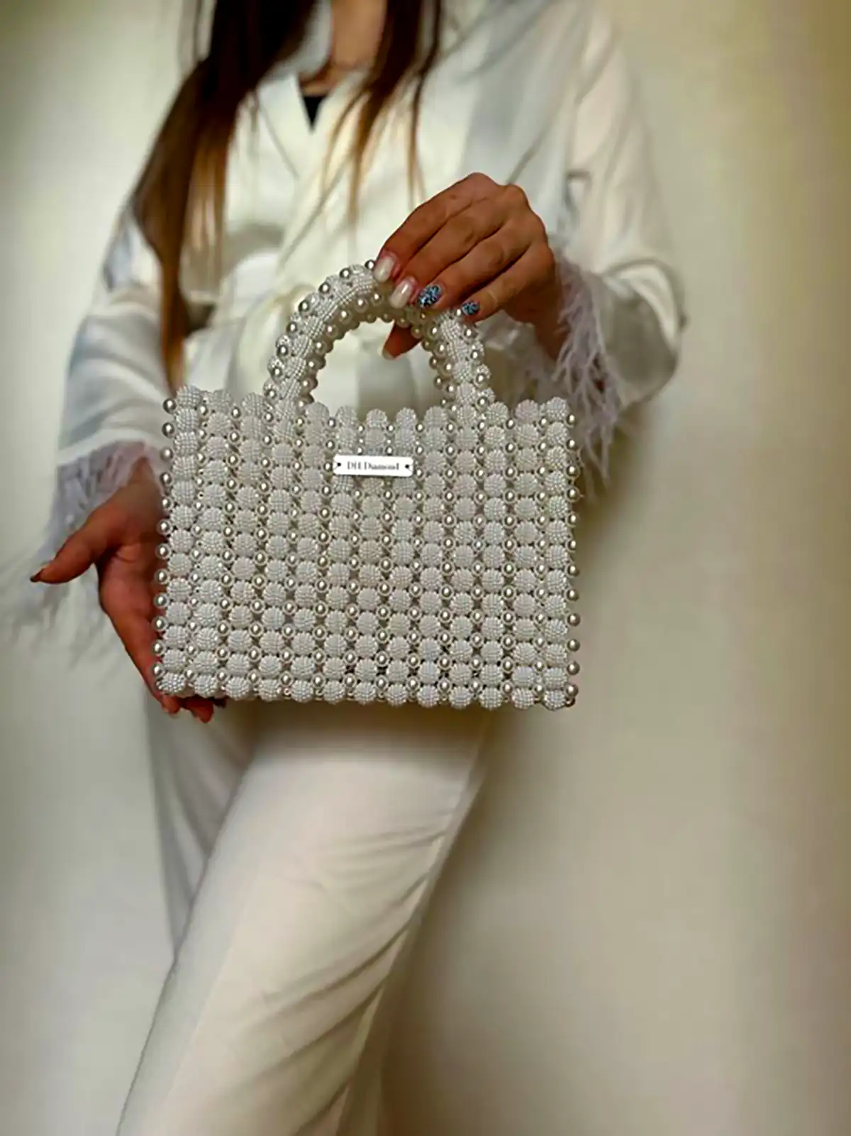 کیف مجلسی مهره دوزی شده