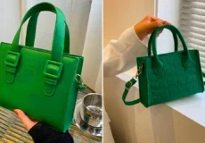 کیف سبز دستی و شیک