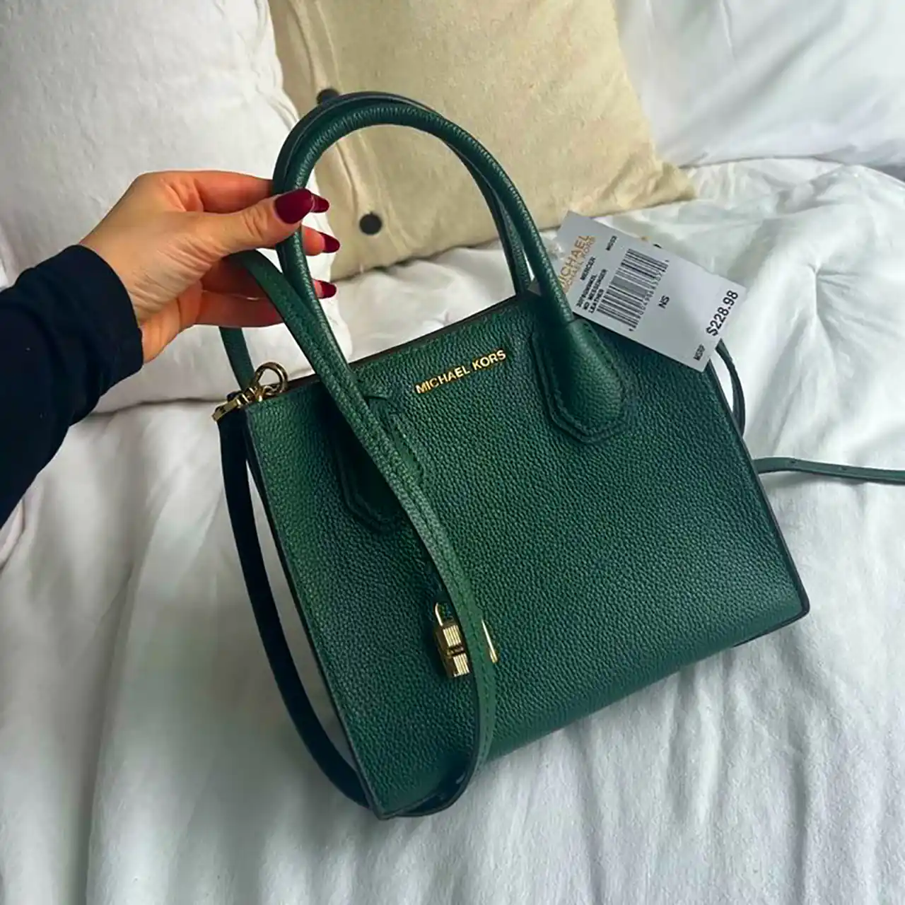 کیف سبز دستی و شیک