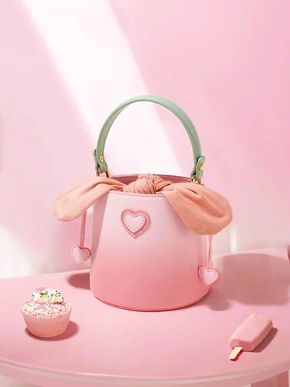 کیف صورتی مدروز