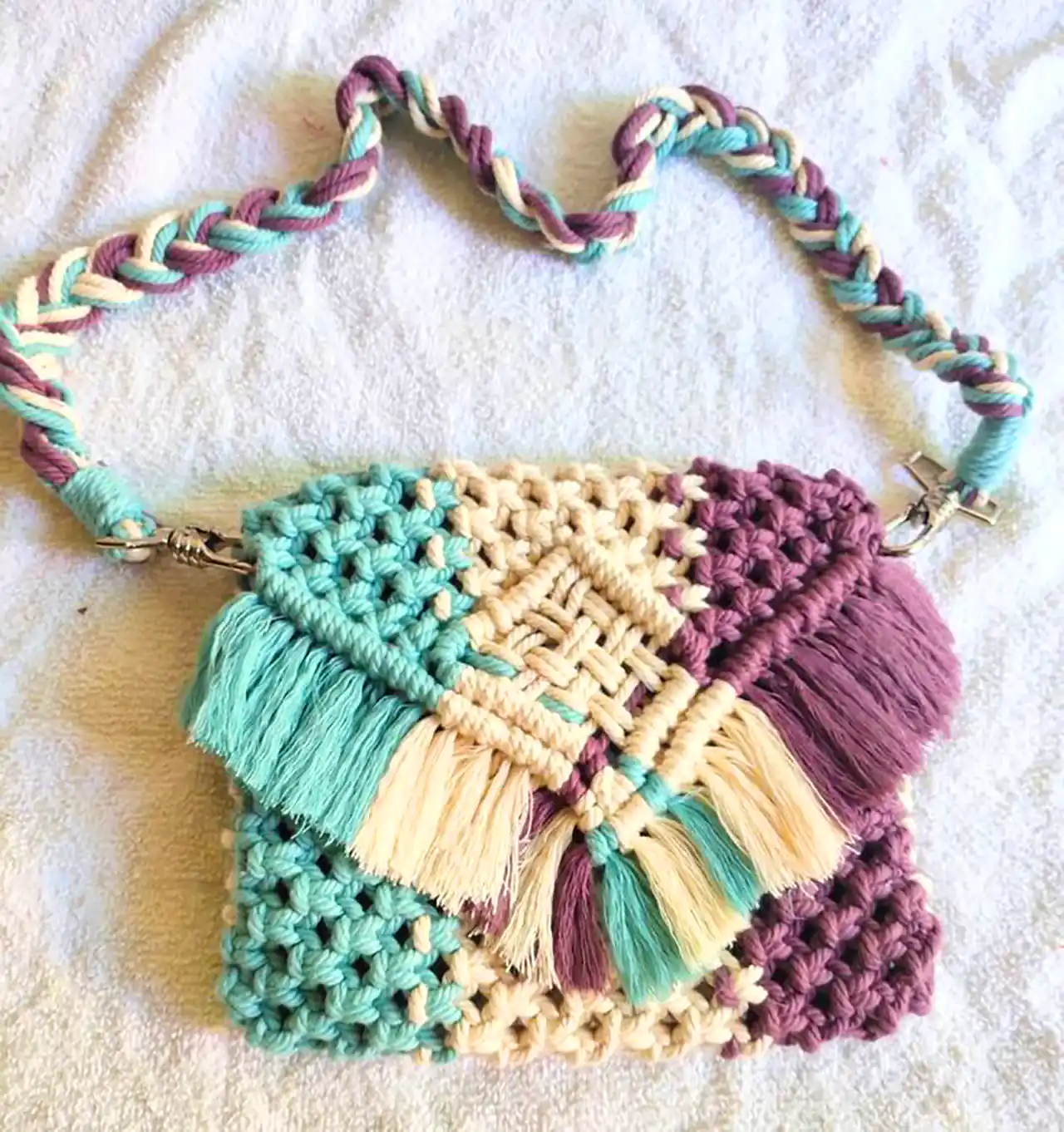 کیف فانتزی مکرومه