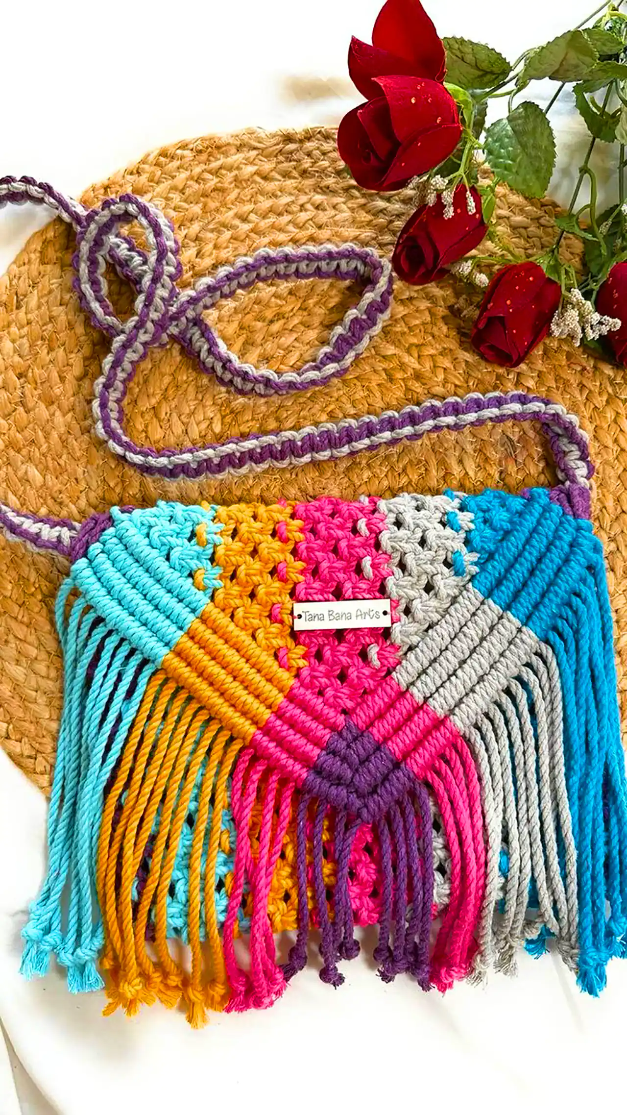 کیف فانتزی مکرومه