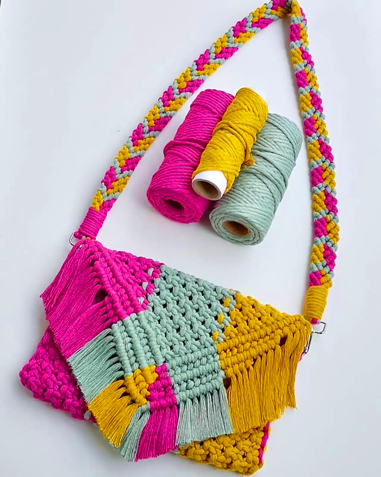 کیف فانتزی مکرومه