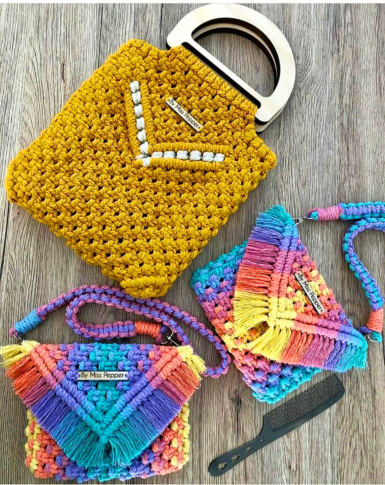 کیف فانتزی مکرومه