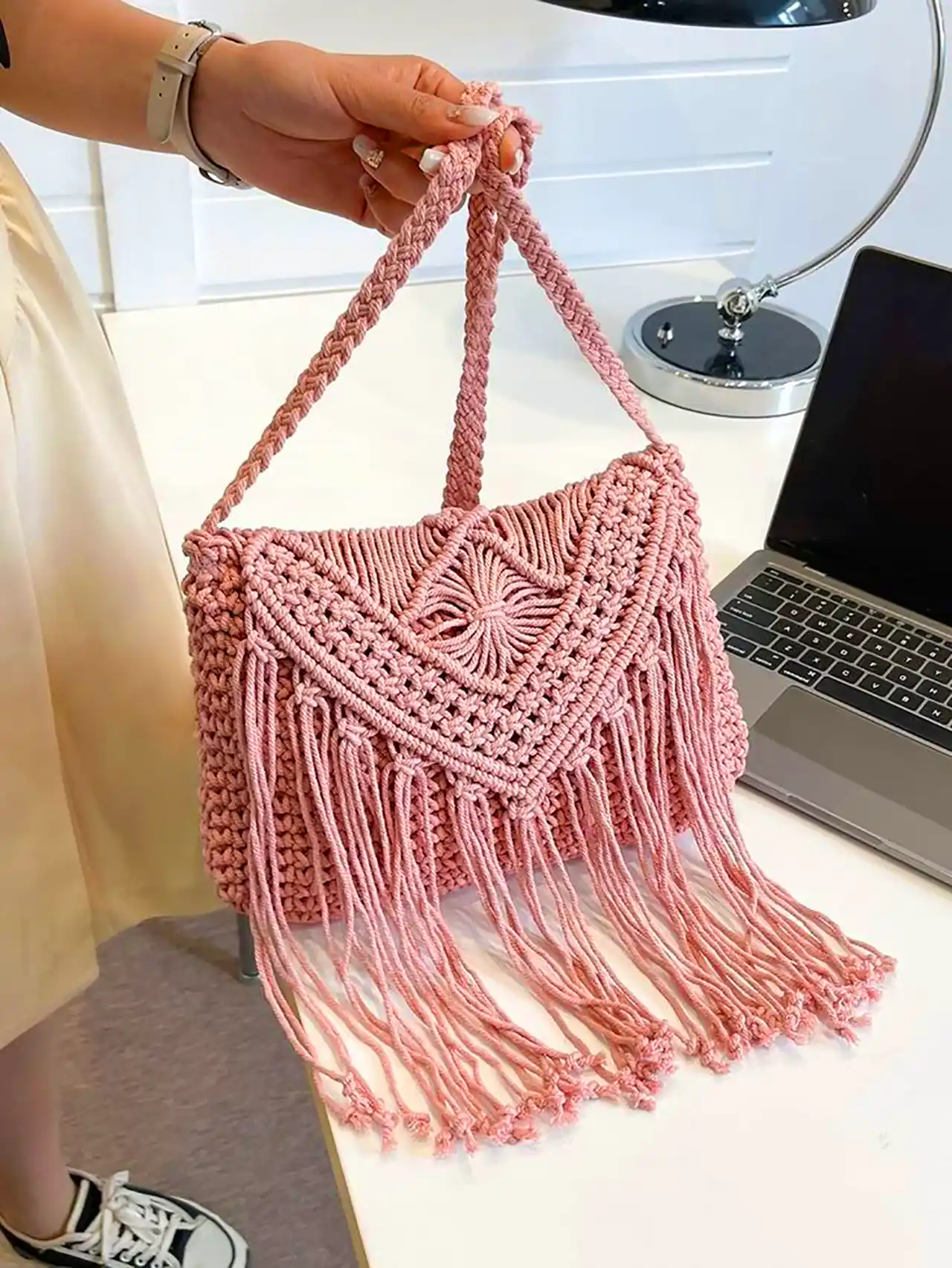 کیف فانتزی مکرومه