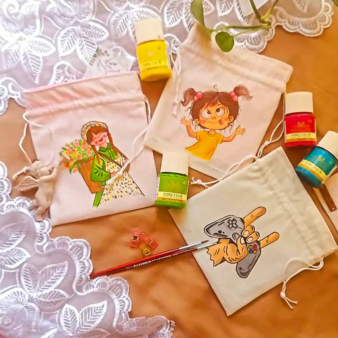 کیسه پارچه ای فانتزی