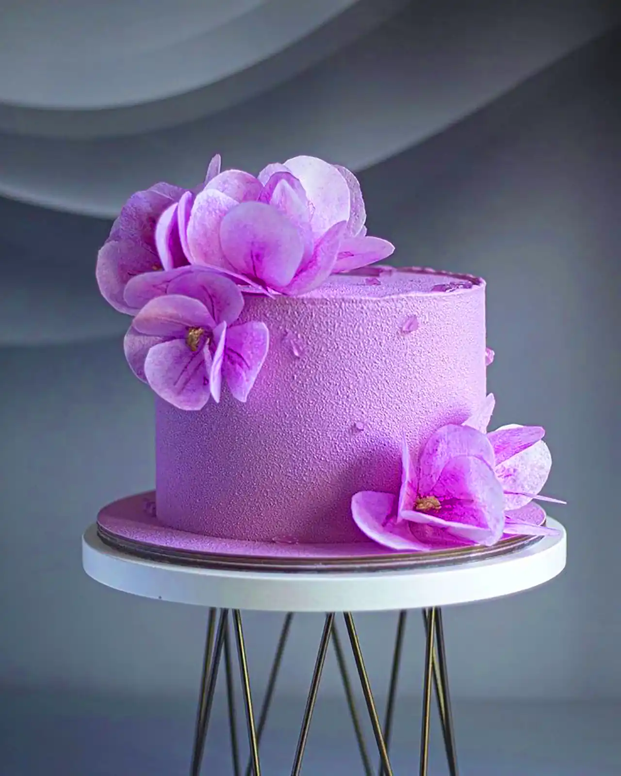 کیک تولد صورتی پینترستی