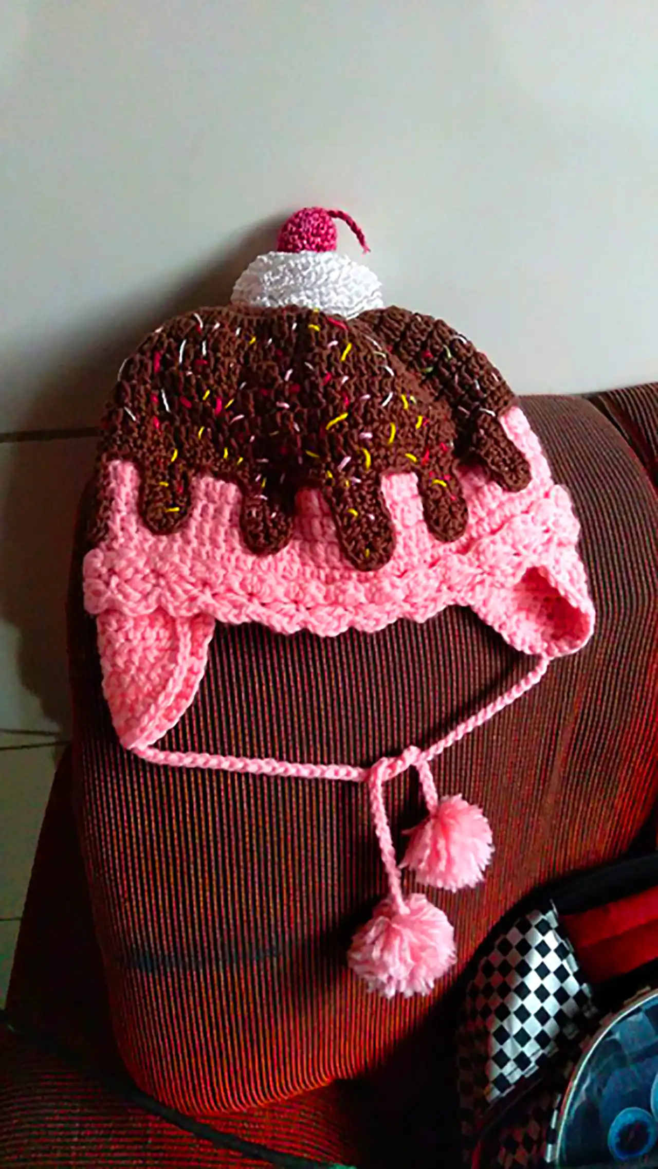 کلاه بافتنی طرحدار