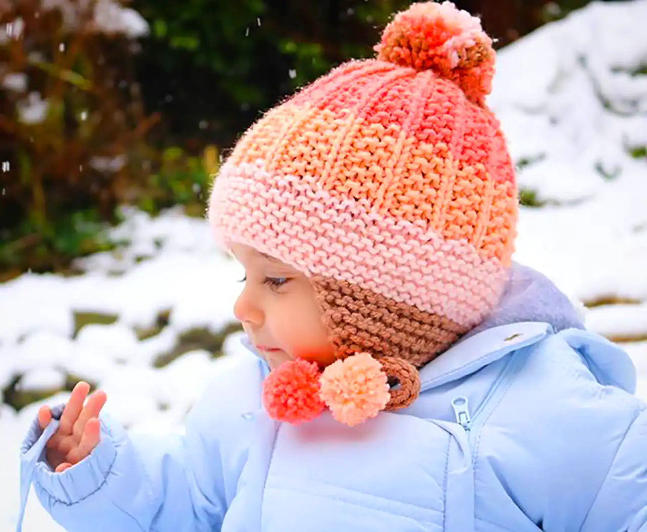 کلاه بافتنی طرحدار