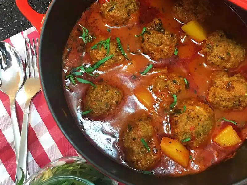 طرز تهیه کوفته نخودچی