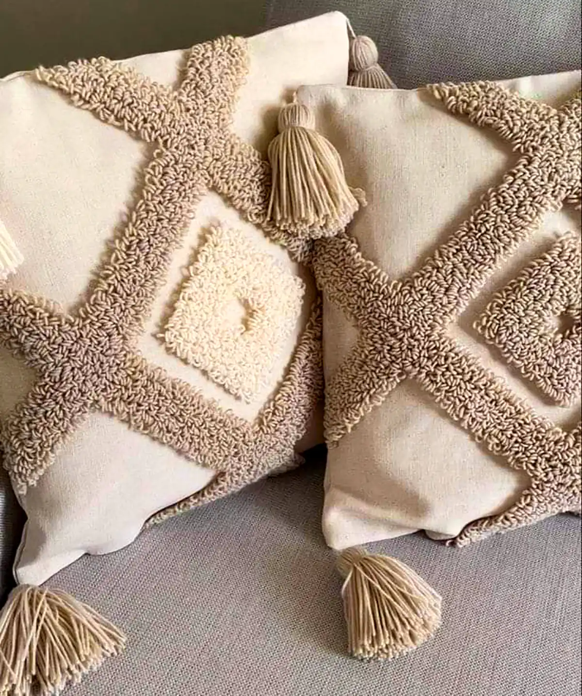 کوسن نخی مربعی