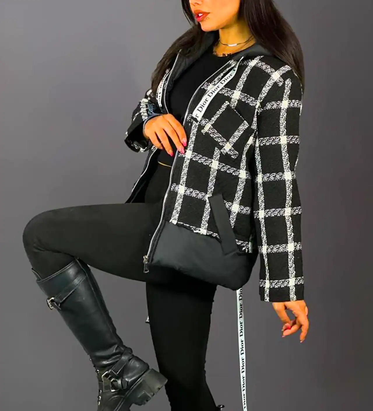 کت چارخانه شیک زنانه