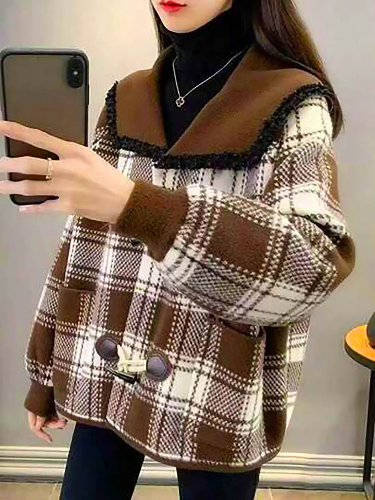 کت چارخانه شیک زنانه