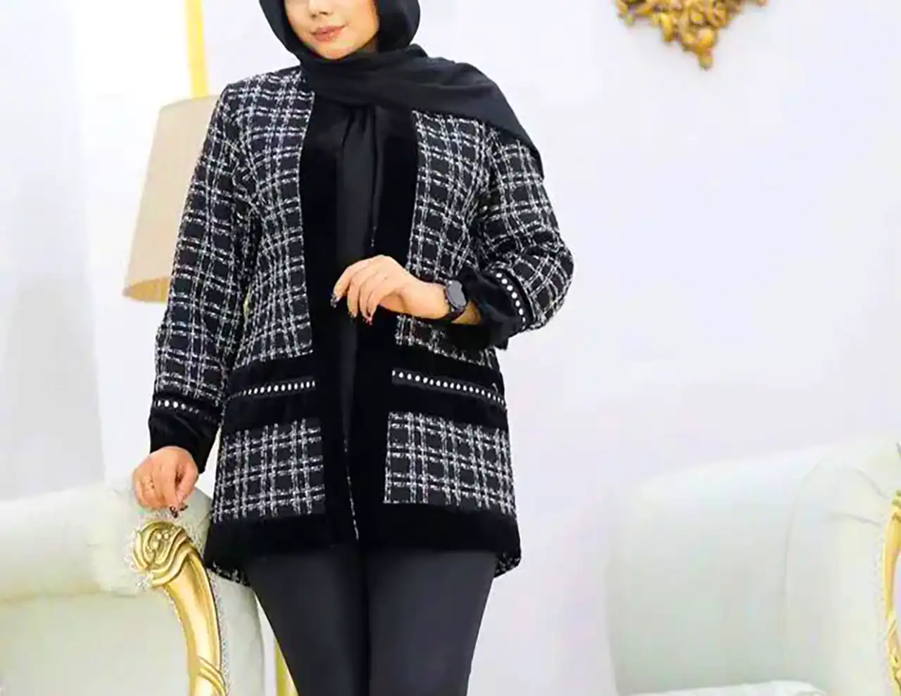 کت چارخانه شیک زنانه