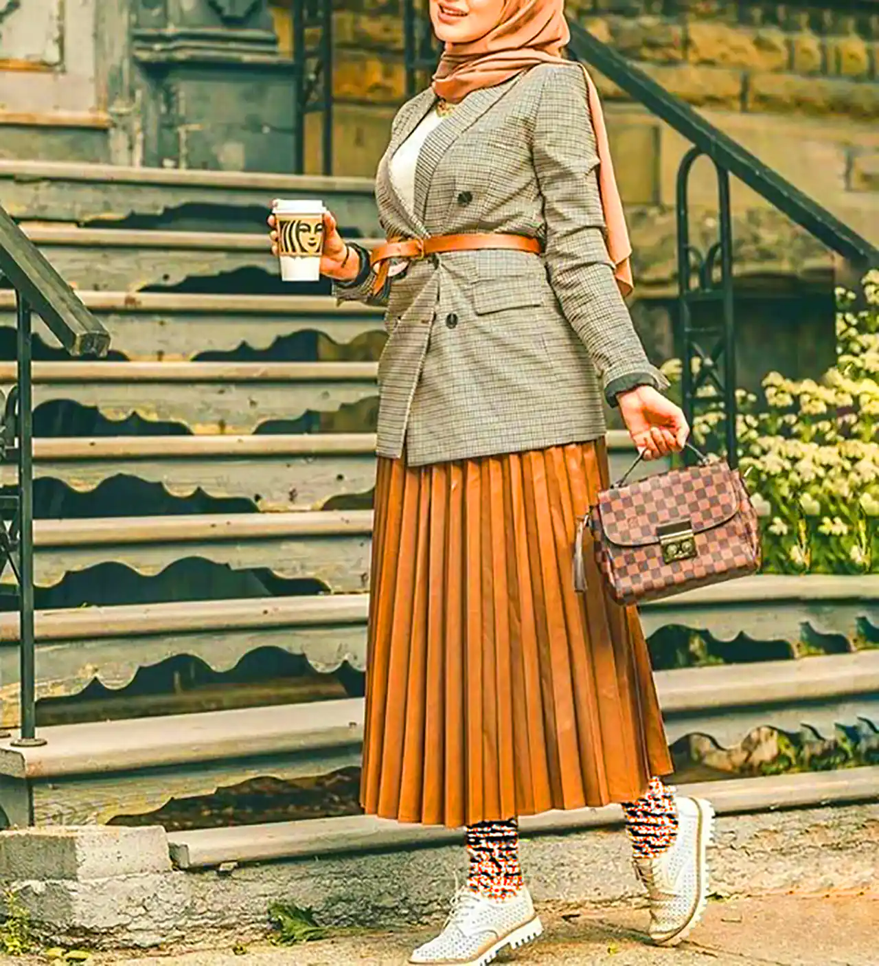 کت و دامن شیک پاییزی