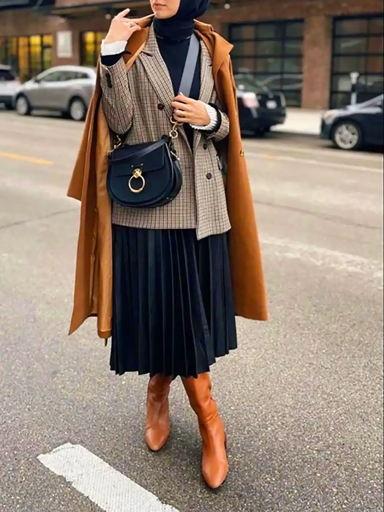 کت و دامن شیک پاییزی