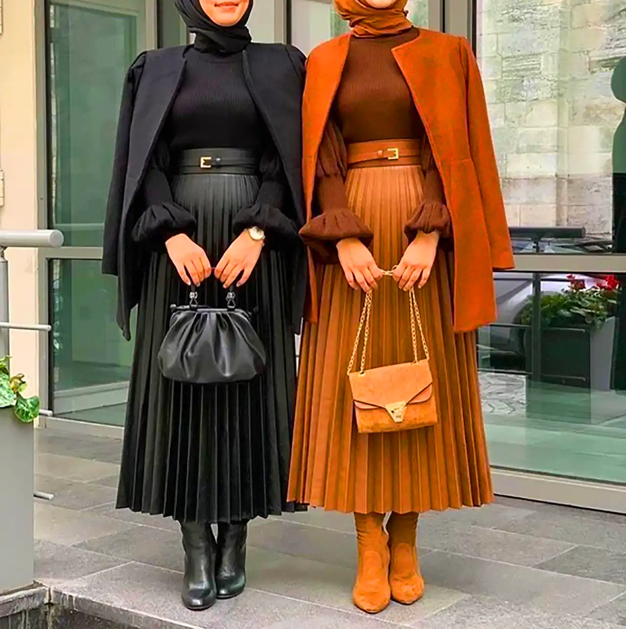 کت و دامن شیک پاییزی