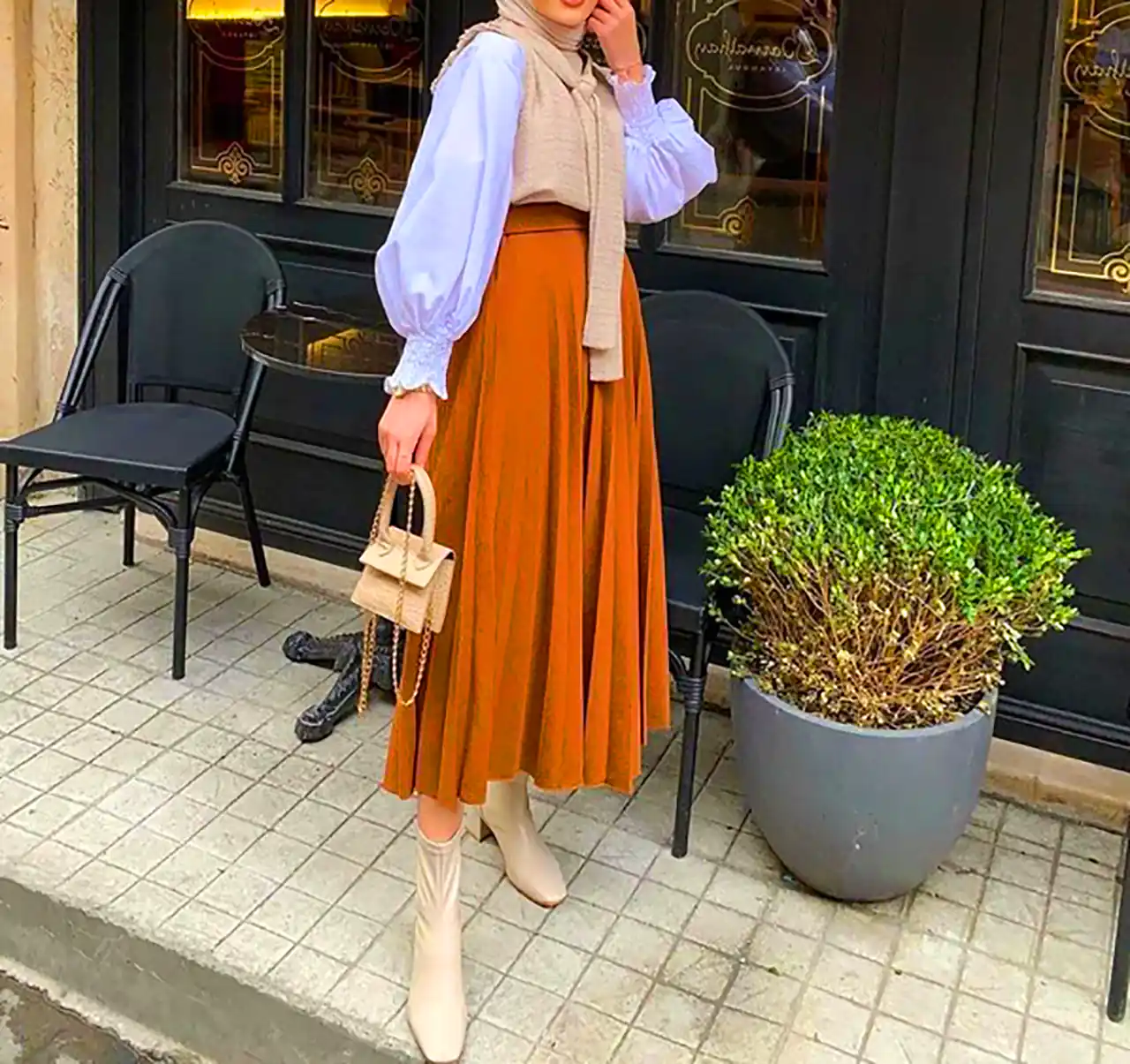 کت و دامن شیک پاییزی