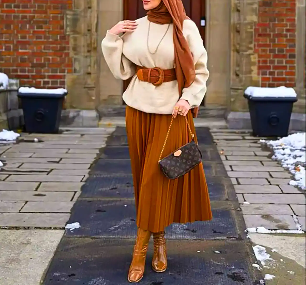 کت و دامن شیک پاییزی