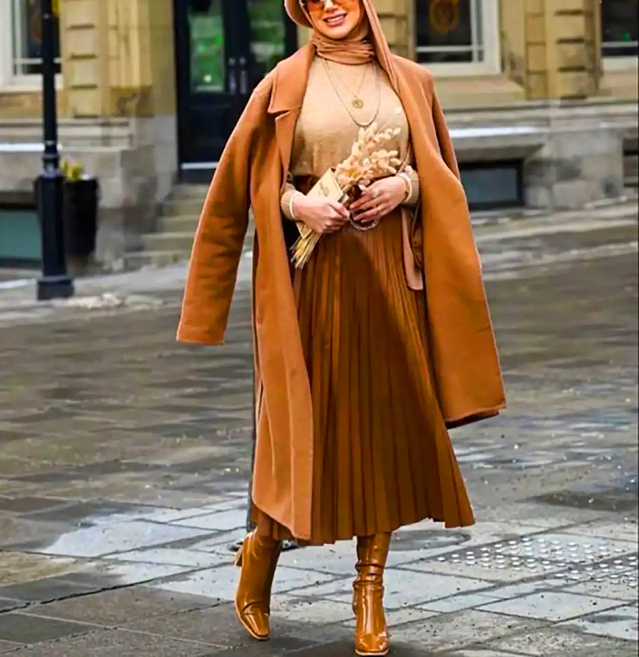 کت و دامن شیک پاییزی