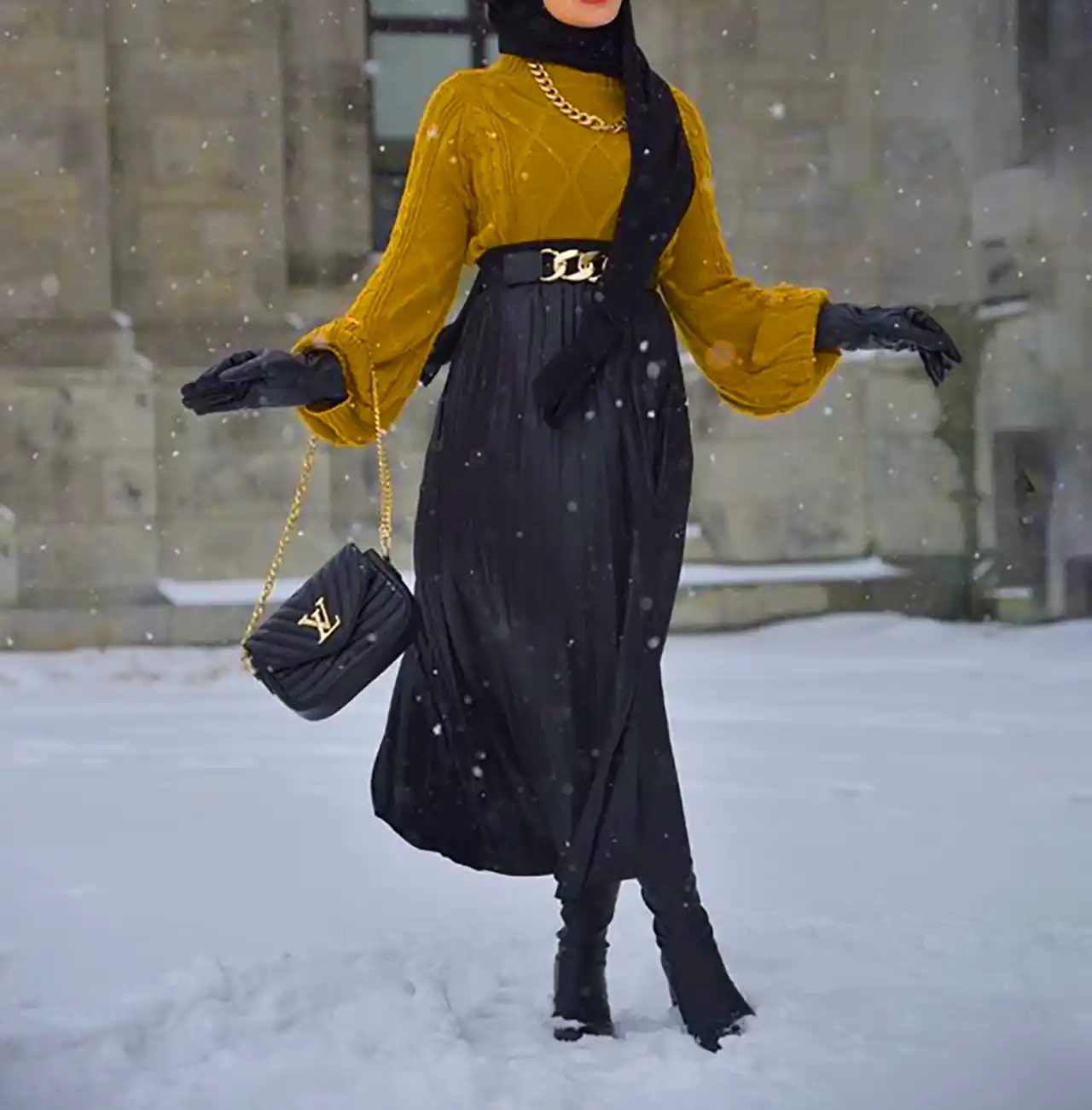 کت و دامن شیک پاییزی