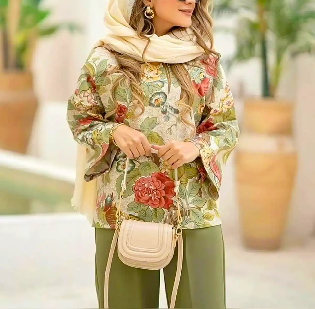 کت زنانه با پارچه طرحدار